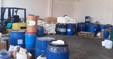 ضبط 8 أطنان منظفات مغشوشة داخل مصنع غير مرخص بالقاهرة