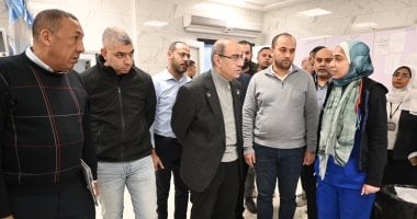 جولة للدكتور حسام حسنى للاطمئنان على المرضى وانتظام العمل بمستشفيات قصر العينى