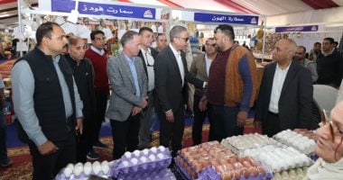 محافظ الجيزة يتفقد معرض أهلا رمضان بفيصل لمتابعة انتظام التشغيل
