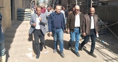 نائب محافظ الجيزة يتفقد قرى العياط لمتابعة الحالة العامة للنظافة.. صور