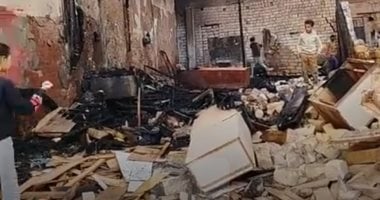 السيطرة على حريق مخزن أثاث بحى الأربعين في السويس دون إصابات
