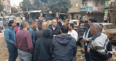 جولة لنائب محافظ الجيزة فى أبو النمرس وعزبة مدكور.. صور