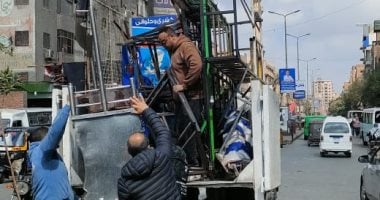 حى إمبابة يشن حملات مكثفة لرفع الإشغالات وإعادة الانضباط إلى الشارع.. صور