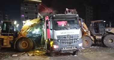 محافظة الجيزة ترفع 2700 طن مخلفات من العمرانية والوراق