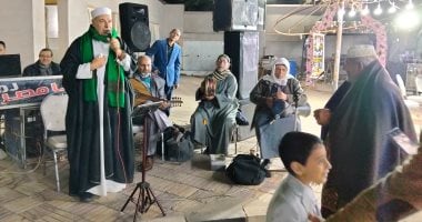 إنشاد دينى خلال حفل إفطار جماعى بالشرقية.. فيديو