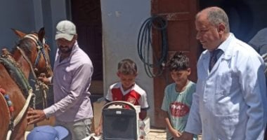 تشخيص وعلاج 3845 رأس ماشية ضمن خطة تنمية الثروة الحيوانية بكفر الشيخ