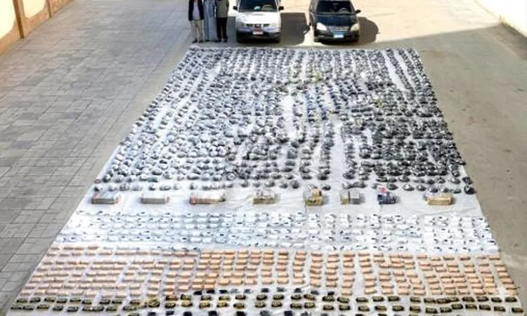 ضبط 3 أطنان مواد مخدرة بالسويس بقيمة 230 مليون جنيه