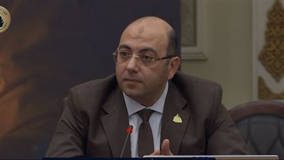 رئيس البرلمان يجتمع بالنائب أحمد العطيفي رئيس برلمانية حماة الوطن