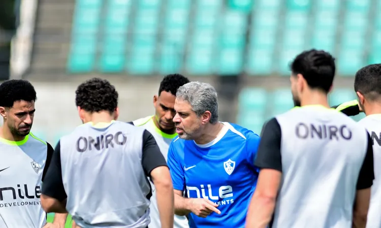 تفاصيل جلسة معتمد جمال على هامش مران الزمالك اليوم