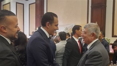 الأمين العام ونواب وقيادات مستقبل وطن في حفل زفاف النائب عبدالمنعم امام