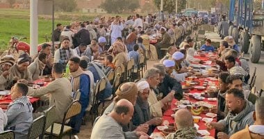 مائدة قرية الكيمان غرب الأقصر.. طواجن سمك وعجل كل 3 أيام.. صور