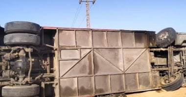 إصابة 34 شخصا.. تعرف على الحالة الصحية لمصابى حادث انقلاب أتوبيس الإسماعيلية