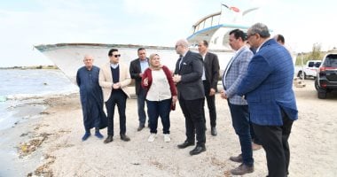 محافظ الفيوم يتفقد الحزام الآمن وبحيرة قارون.. صور