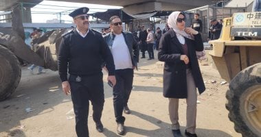 نائبة محافظ القليوبية تقود حملة مكبرة لإزالة الإشغالات ببنها