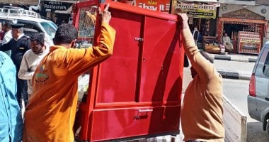 حملات لإزالة الإشغالات وغلق ورش مخالفة بأسوان