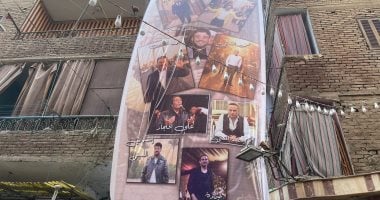 الحجار وهنيدى والليثى.. مشاهير إمبابة يتصدرون مائدة إفطار شارع الاعتماد