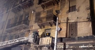 إنقاذ سيدة مسنة من أسفل أنقاض عقار انهار بسبب الأمطار فى الإسكندرية