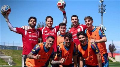 جدية وحماس في تدريبات إسبانيا إستعدادا لمواجهة مصر الودية