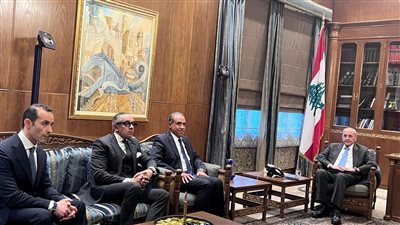 نشيد بالدور الريادي لمصر ووقوفها المستمر إلى جانب لبنان