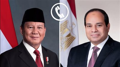 الرئيس السيسي يتلقى اتصالًا هاتفيًا من رئيس جمهورية إندونيسيا