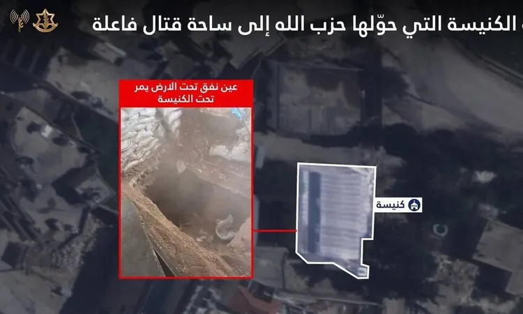 الجيش الإسرائيلي يزعم اكتشاف نفق لـ”حزب الله” بمحيط كنيسة بمنطقة الخيام