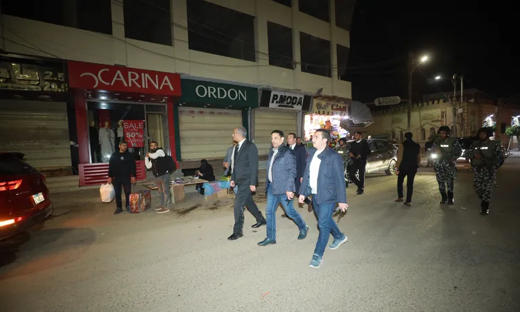 محافظ كفر الشيخ يقود حملة ميدانية لتطبيق قرار غلق المحال