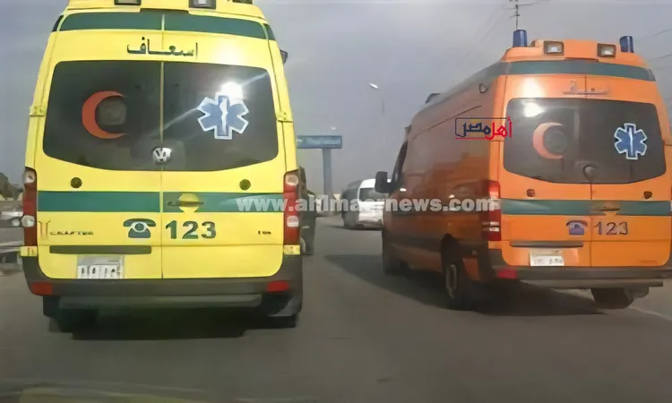 إصابة 6 من أسرة واحدة بينهم 3 أطفال في انقلاب سيارة بأبو المطامير بالبحيرة