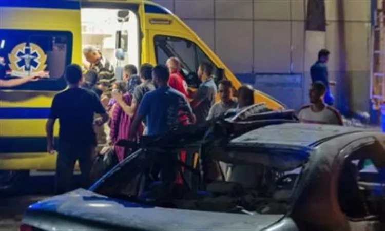 إصابة ربة منزل إثر تصادم توك توك مع كبوت بقنا