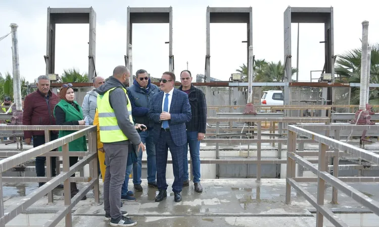 محافظ بورسعيد يتفقد محطة صرف صحي MK بعزبة أبو عوف بحي الزهور ويتابع كفاءة التشغيل واستعدادها لمواجهة التقلبات الجوية