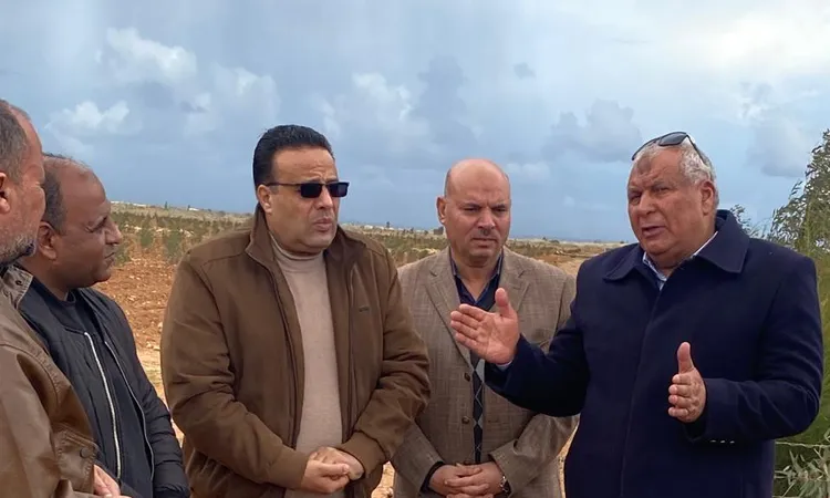 مع نزول أمطار الخير.. محافظ مطروح يوجه بالتوسع الزراعي ويتفقد آبار حصاد المياه بعمق صحراء براني