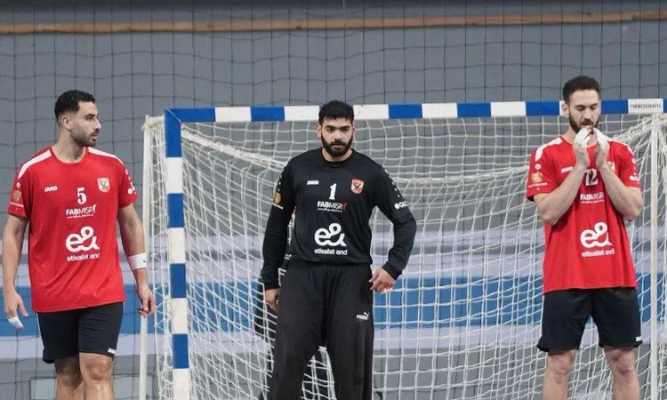 رجال يد الأهلي يواجه الشمس في الدوري