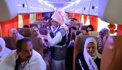 وزيرة التضامن تطمئن على حجاج الجمعيات الأهلية بمكة المكرمة والمدينة المنورة