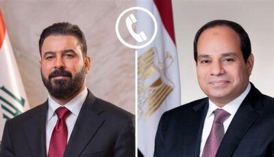 الرئيس السيسي يجري اتصالاً هاتفياً برئيس وزراء العراق الجديد لتهنئته بتولي منصبه