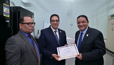 رئيس جامعة القاهرة يفتتح وحدة التشخيص الجزيئي للأمراض بكلية الطب البيطري