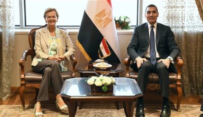 وزير الشباب والرياضة يلتقي سفيرة الاتحاد الأوروبي بالقاهرة