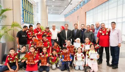 وزارة الشباب والرياضة تستقبل بعثة منتخب الناشئين للشطرنج بعد التتويج بـ14 ميدالية وكأس بطولة أفريقيا بأوغندا