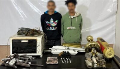 ضبط تشكيل عصابي في الظاهر بحوزته هيروين وفرد خرطوش ومضبوطات مسروقة