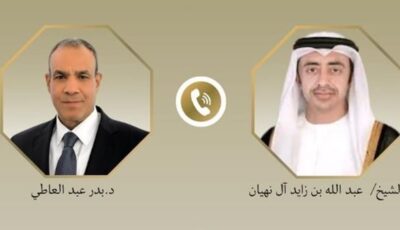 مصر والإمارات تؤكدان تعزيز التنسيق المشترك والتشاور حول تطورات الإقليم ومفاوضات إيران