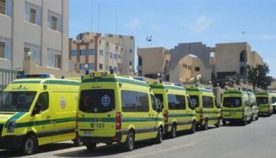 مصرع شخص وإصابة ٢٢إثر انقلاب ميكروباص بالمنوفية