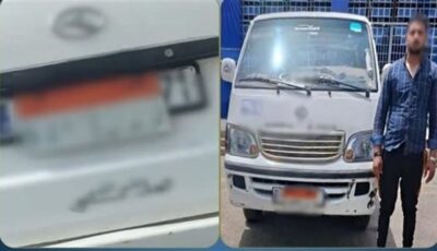 كواليس القبض على سائق ميكروباص لطمس لوحاته ببني سويف