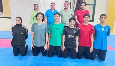 وزير الرياضة يهنئ 6 من أبناء مركز التنمية الشبابية بالتجمع الأول