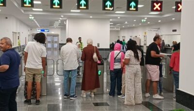 اقبال كبيرمن المواطنين اليوم السبت على محطات المرحلة الأولى لمونوريل شرق النيل|صور