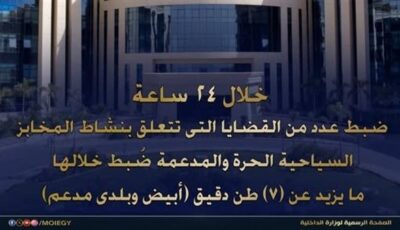 ضبط 7 أطنان دقيق مدعم داخل المخابز السياحية