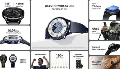ساعة شاومي Xiaomi Watch S5 الجديدة تجمع بين التصميم الأنيق والأداء القوي