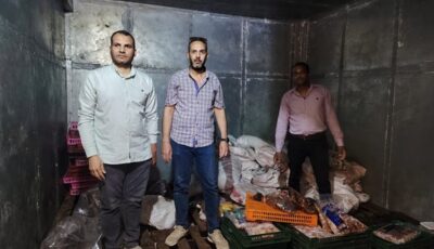 ضبط 2553 كيلو لحوم ودواجن غير صالحة و60 لتر زيت فاسد بأسيوط