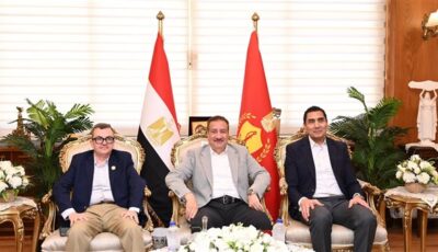 وزير الرياضة يلتقي وزير التخطيط ومحافظ بورسعيد في مستهل جولته التفقدية بالمحافظة