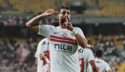 الدباغ يسجل هدف الزمالك الأول في شباك اتحاد العاصمة بإياب نهائي الكونفدرالية