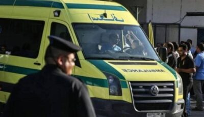 مصرع شاب وإصابة 3 آخرين في حادث تصادم بطريق اللاهون الفيوم