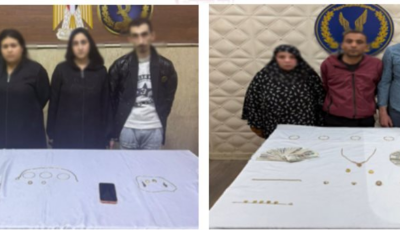 ضبط تشكيلين عصابيين تخصصا في سرقة الذهب من الشقق والمنازل بالقاهرة