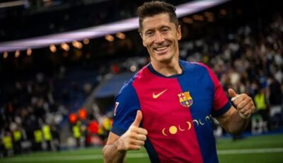 ليفاندوفسكي يقود تشكيل برشلونة ضد فالنسيا في ختام الدوري الإسباني